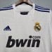 Real Madrid 10/11 Home White Long Sleeve Soccer Jersey